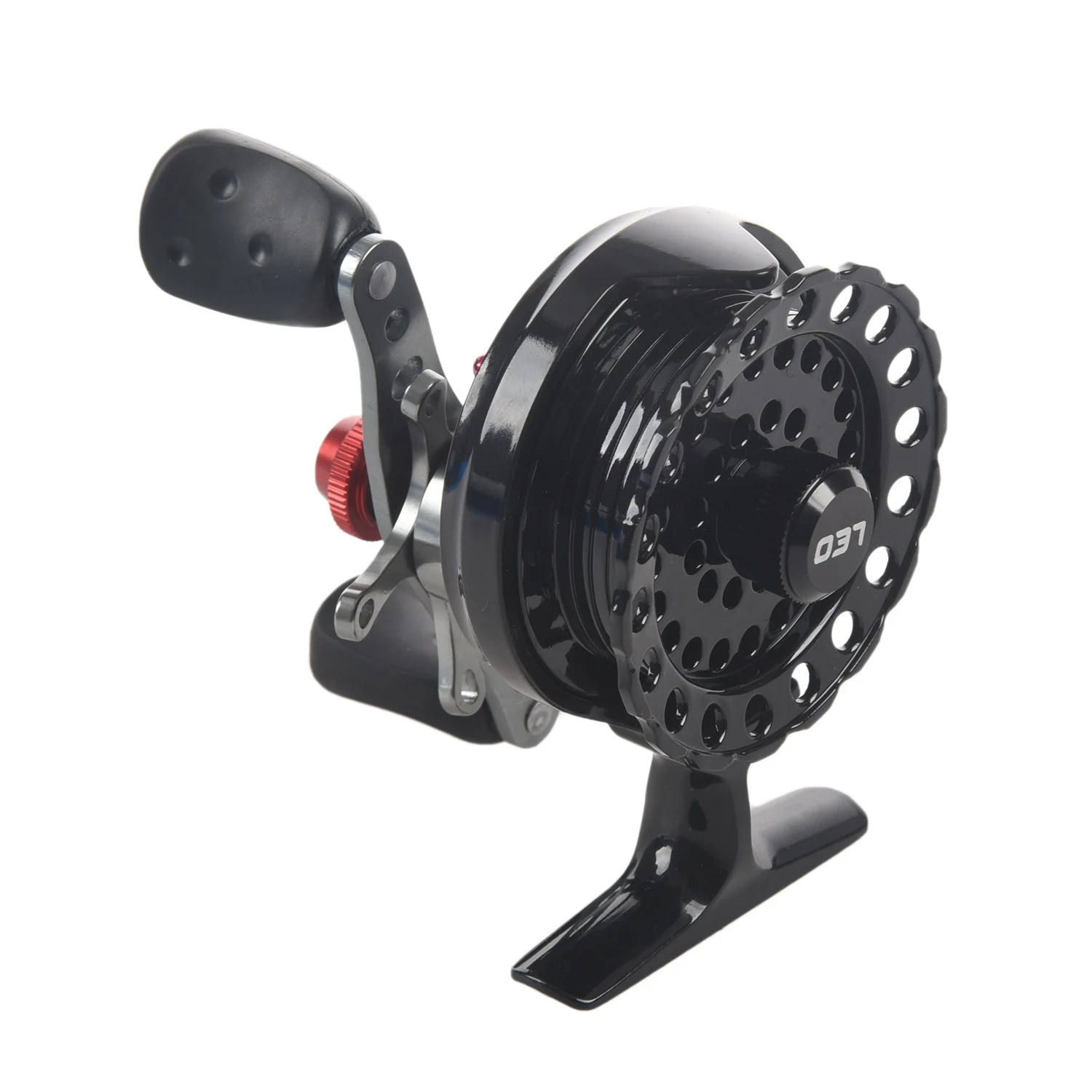 LEO DWS60 4 + 1BB 2.6:1 65MM Fly Fishing Reel Wheel with High Foot Fishing Reels Left Hand Fishing Reel Wheels Rich