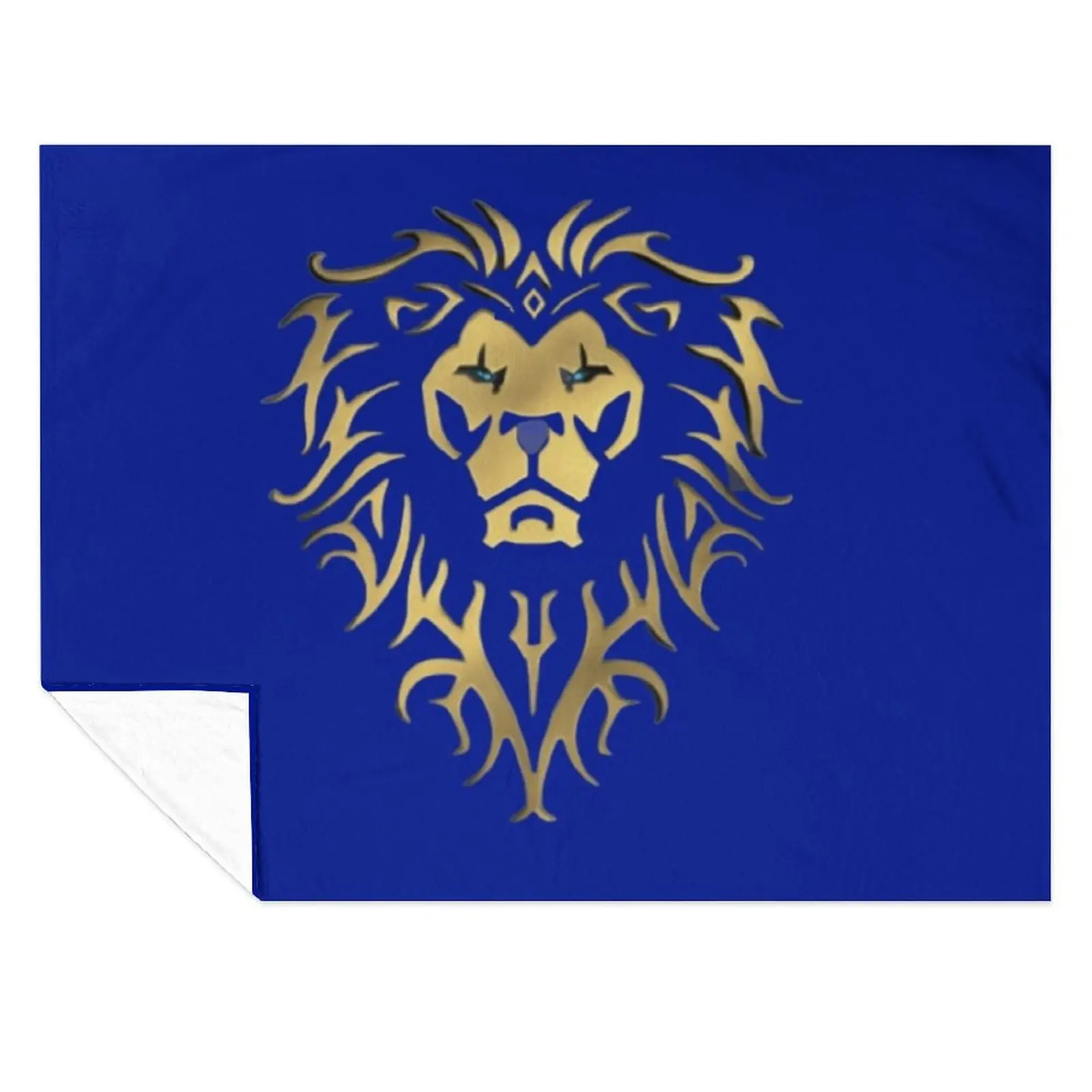

Alliance logo of the game World of warcraft - WoW - Throw Blanket for sofa Baby manga Blankets