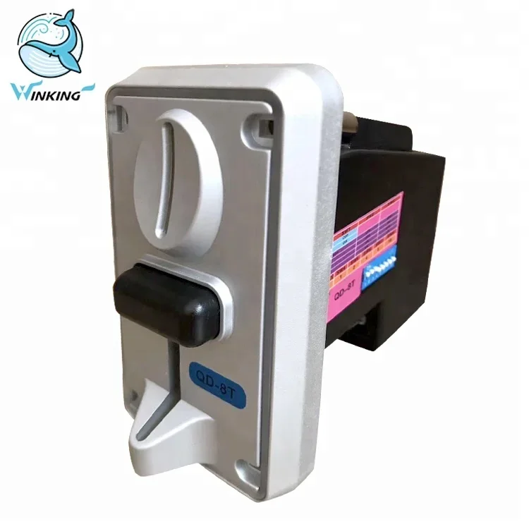 Hot Sale QD-8T regular coin selector factory price Vending Machine Multi Coin Acceptor collector of  game machine