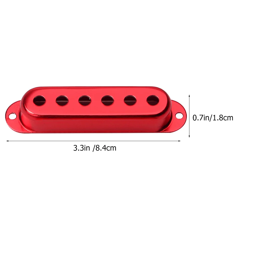 3-teilige Tonabnehmerabdeckung für Gitarre, langlebig, elektrisches Zubehör, Schutz, Schutz, Metall, robust, schützend für