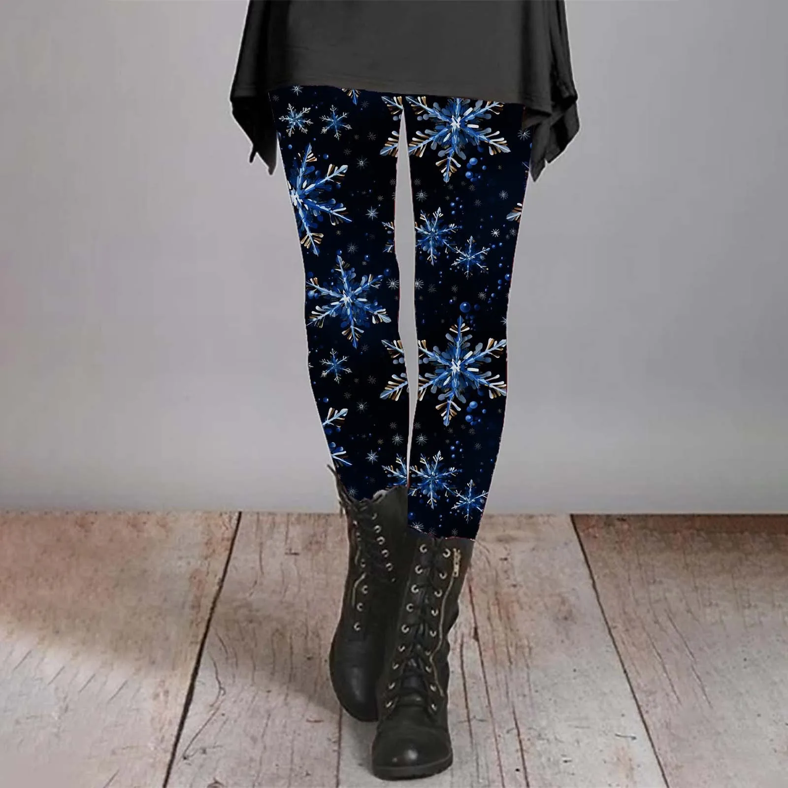 Chrismas Broek Voor Vrouw Schattige Vader Kerstprint Leggings Herfst Winter Slanke Warme Panty Outdoor Mode Zachte Broek