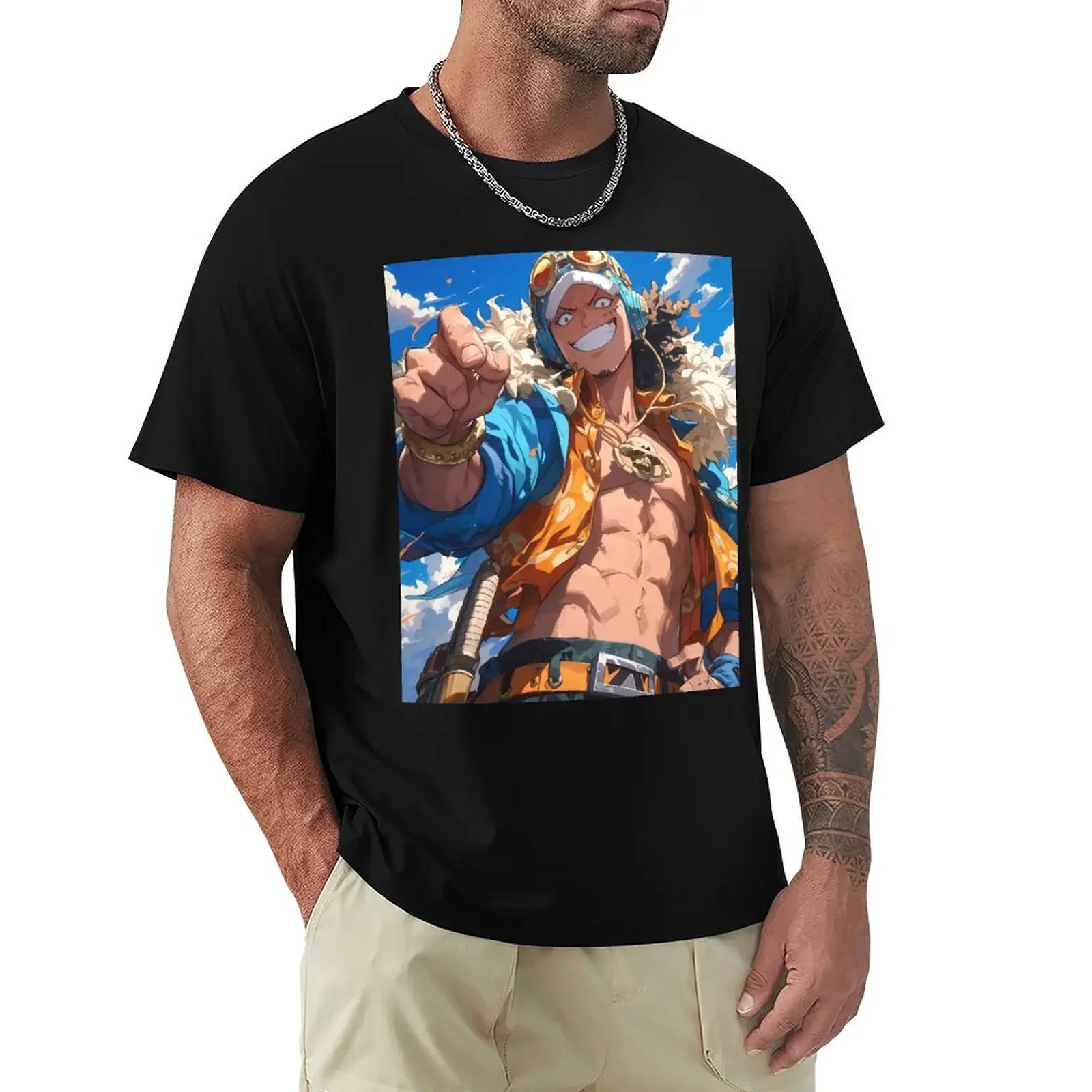 God Usopp: The Legend Behind the Slingshot T-Shirt plus size tops anime clothes summer top custom shirt workout shirts for men