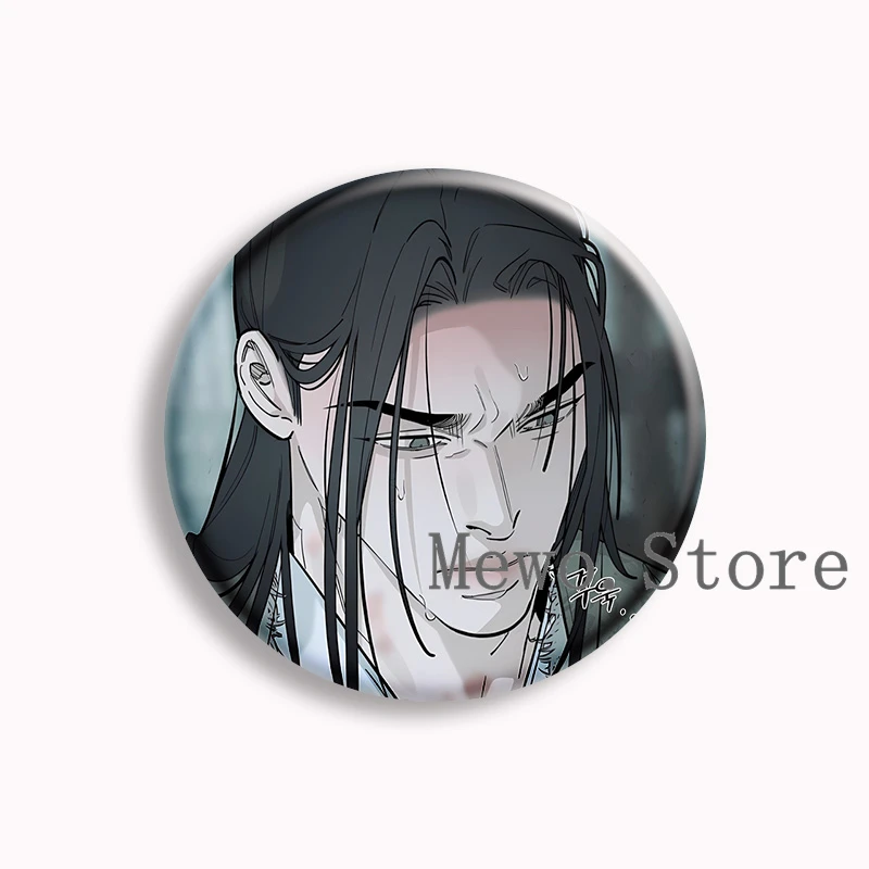 The Heart of the Lotus Anime Soft Button Pin BL Manhwa Boys Love Brooches Badge Bag Decor Accessories Fans Collect Friends Gifts - view 3