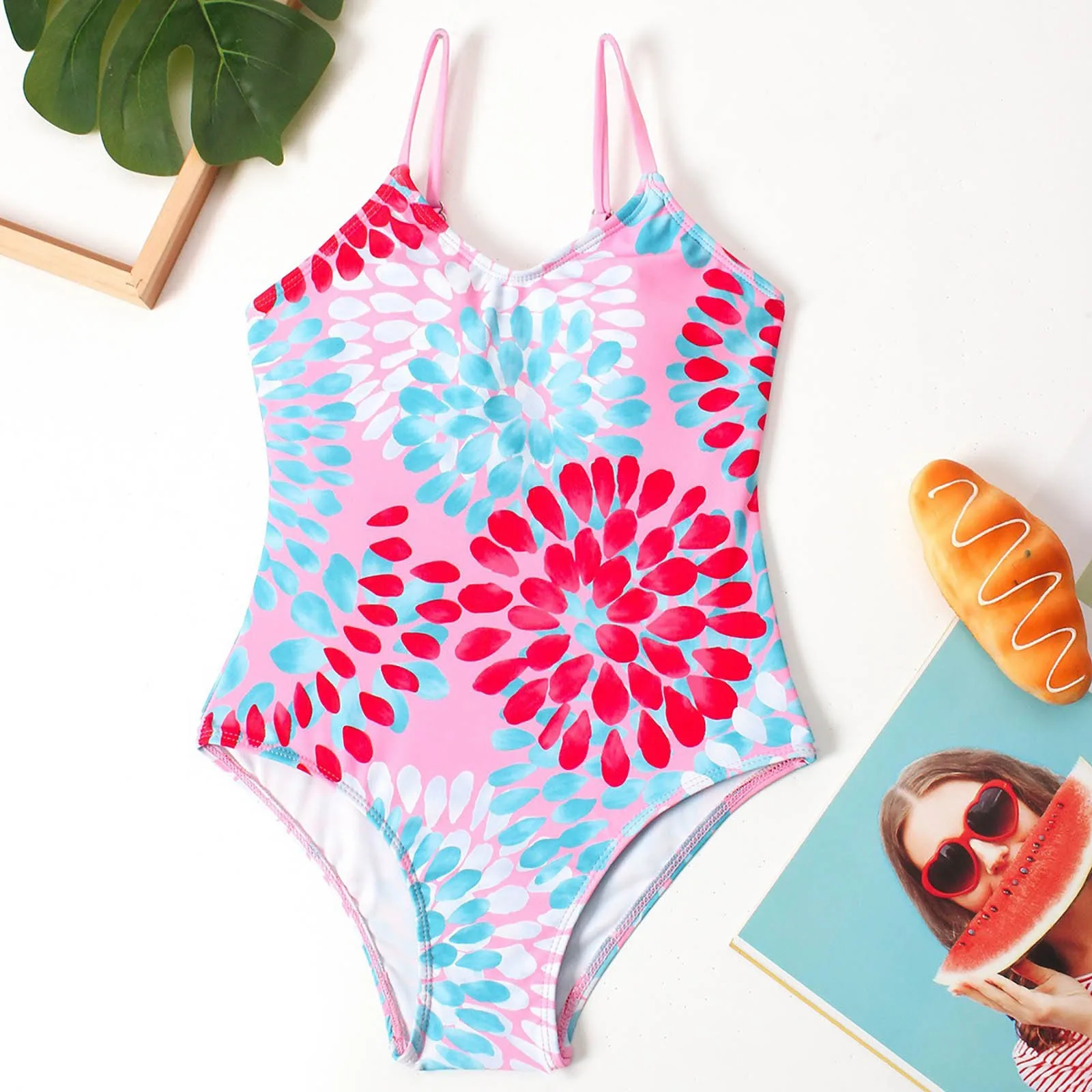 Surf Girls Beach Sport 1 Piece Swimsuit Swimsuit Kids Swimsuit For Girl 9 Years Old בגד ים ילדות VêTement BéBé