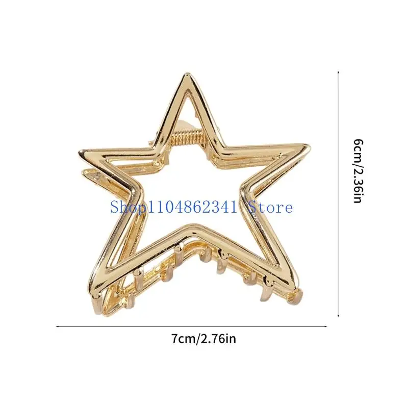 5asd Practical Metal Hair Claw in Star Hair Decoration Hairpieces Party Headwear for Everyday and Party Looks