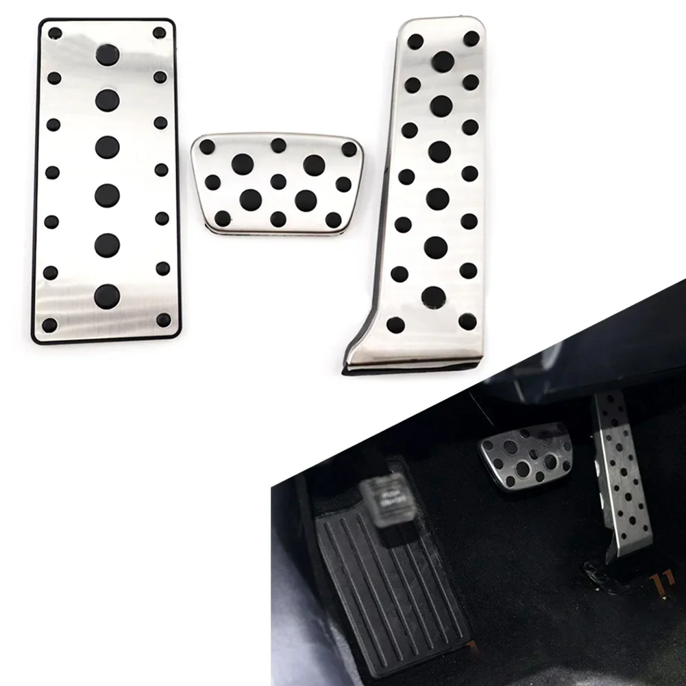 Accelerator Brake Pedals Cover Kit For Lexus GS RX IS LS Toyota Crown Reiz 3pcs Left Hand Drive AT Auto Foot Gas