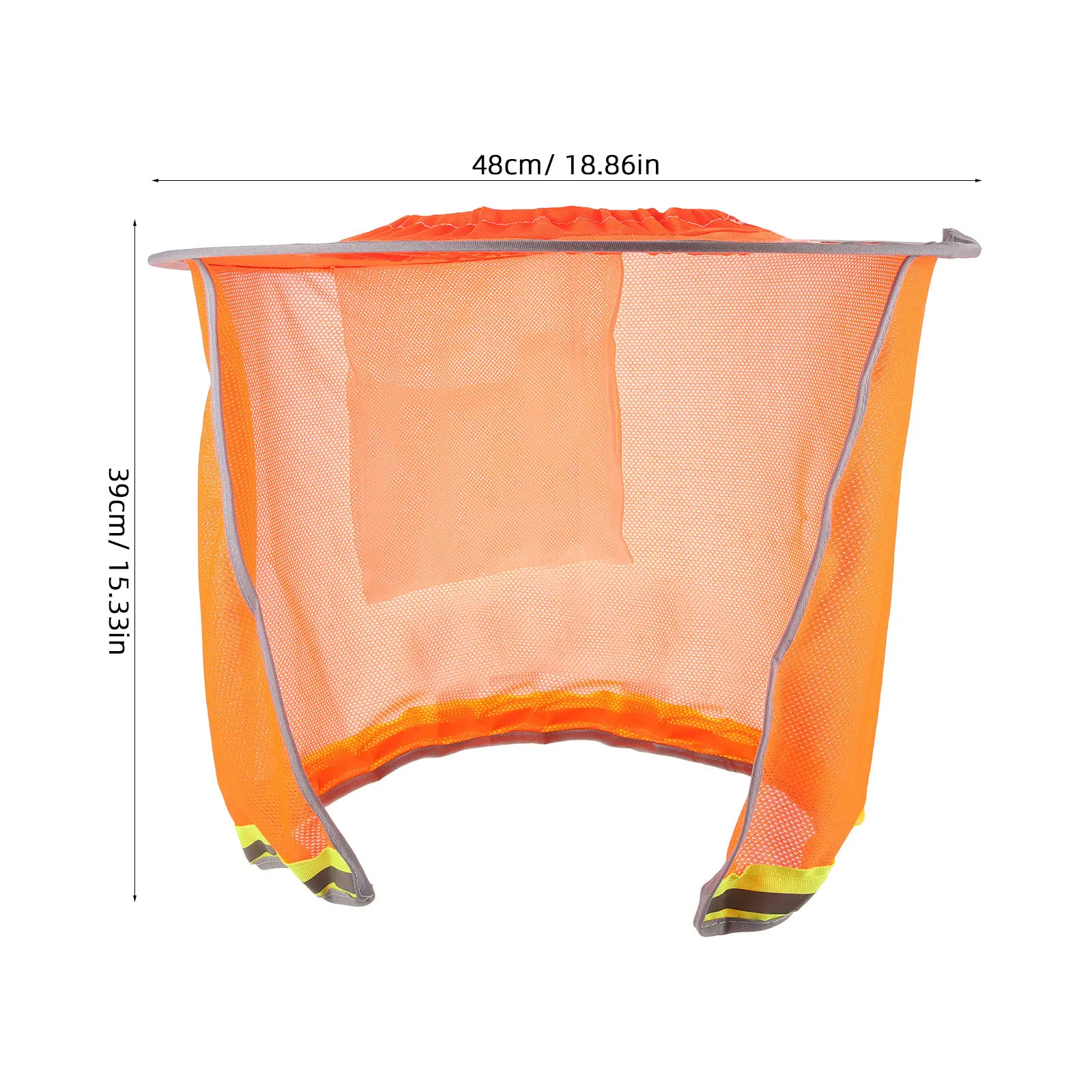 Sunshade Hat Brim Hard Hat Neck Shade Full Brim Mesh Visor For Construction Safety Uv Protection Outdoor Work