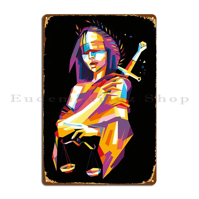 Themis Popart Metal Sign Bar Cave Printing Party Funny Kitchen Tin Sign Poster