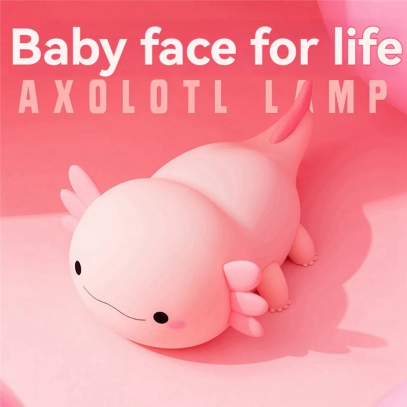 

AB46-Salamander Hexagonal Dinosaur Night Light Cute Bedroom Breastfeeding Eye Protection Patting Light Salamander Night Light