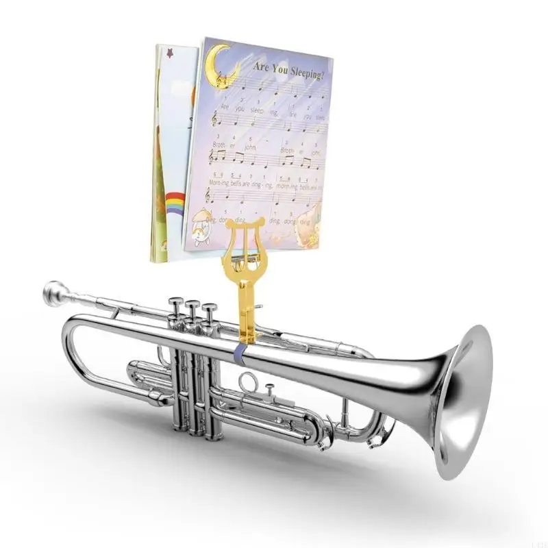 Music Book Clip Trumpet Music Holder Music Stand for Woodwind Instrument 