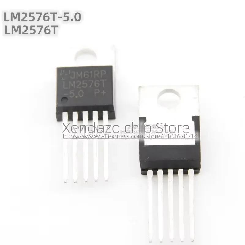 5pcs/lot LM2576T-5.0 LM2576T TO-220-5 in-line package circuit step-down regulator