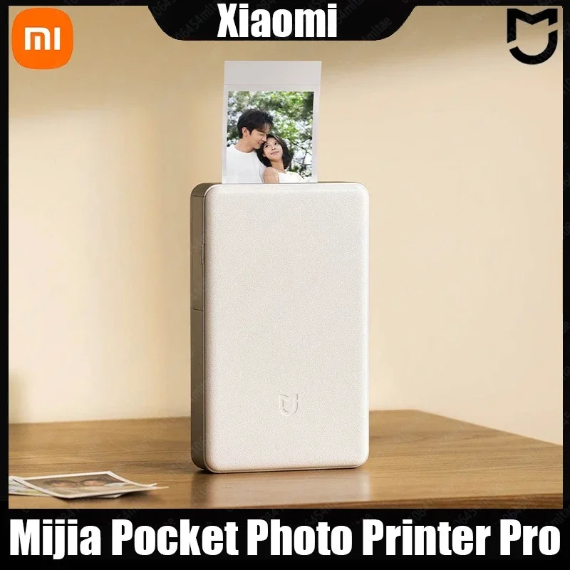 

XIAOMI (MI) Mijia Pocket Photo Printer Pro AR Video Photo Sublimation Technology Bluetooth Connection Fast Printing
