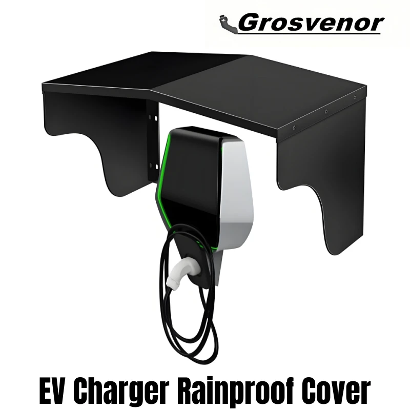 

Защитный чехол для зарядной станции EV, дождевик для зарядного устройства электромобиля EVSE Wallbox, комплект непромокаемых защитных кронштейнов