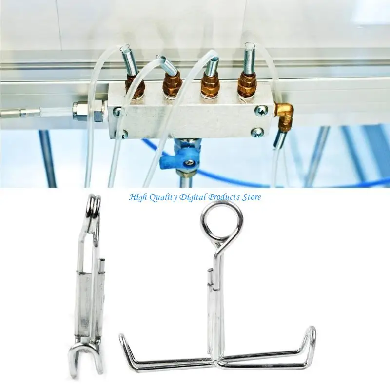 u2je rubber خرطوم مقطع تدفق سائل ضبط pinchcock التحكم في مشبك أنابيب مختبر مختبر مشبك