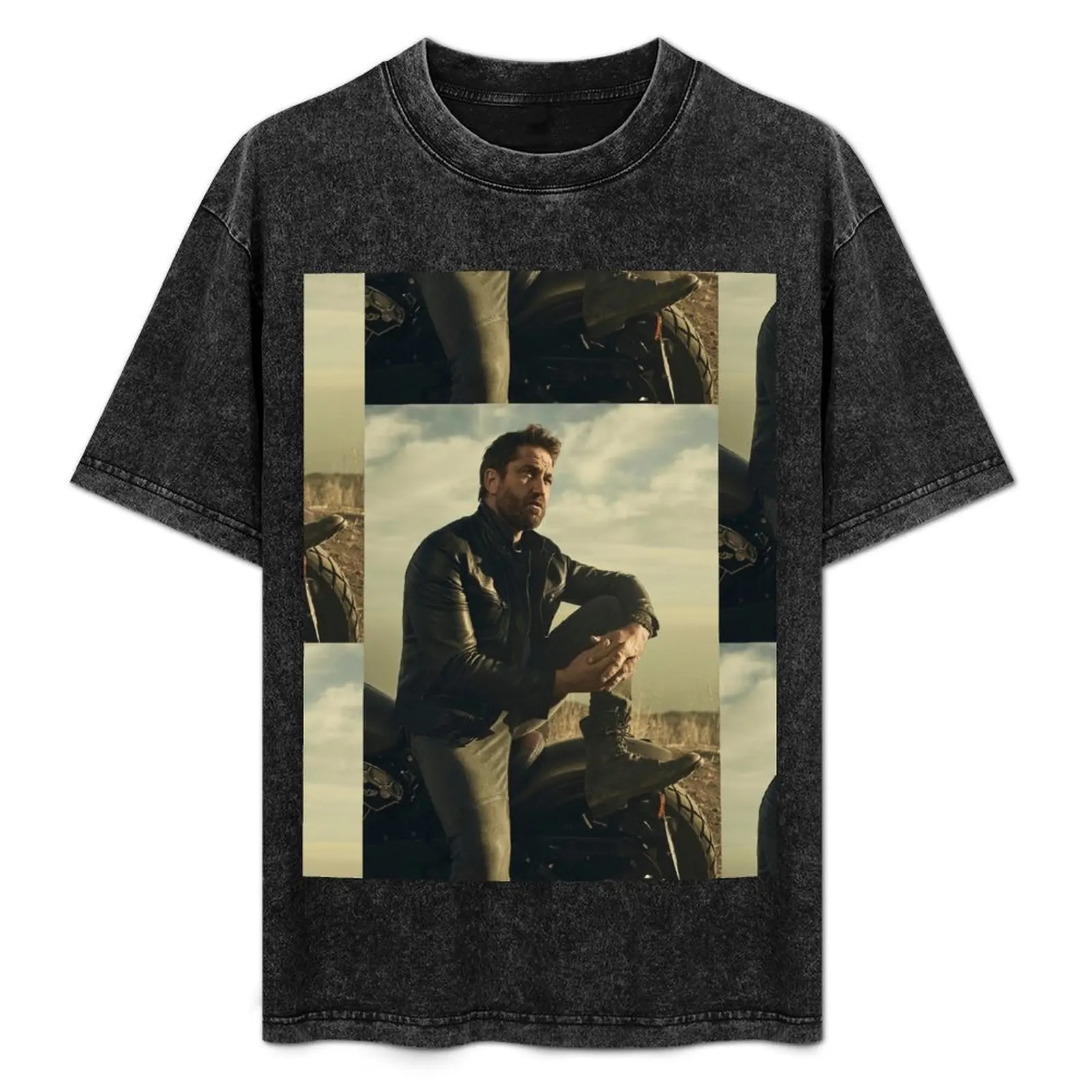

Gerard Butler T-Shirt cute clothes affliction shirts cotton man t-shirts Men's cotton t-shirt
