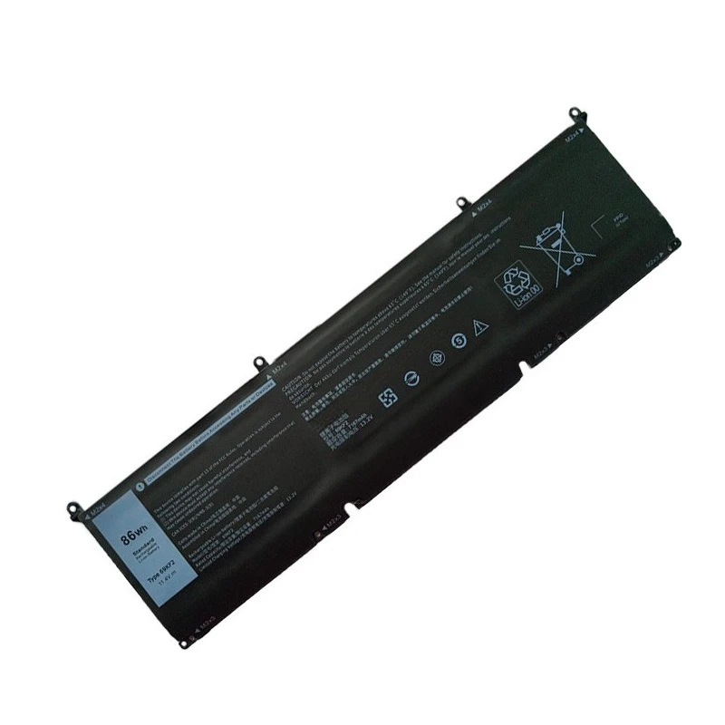 بطارية كمبيوتر محمول عالية الجودة 69KF2 7167mAh لأجهزة Dell Alienware M15 M17 R3 G7 7500 XPS 15 9500 Precisão P45E 8FCTC 70N2F 5550