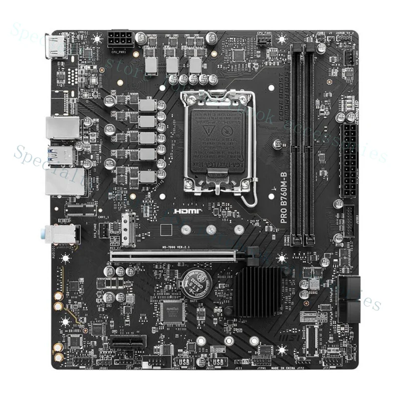 A+For MSI PRO B760M-B DDR5 Motherboard LGA1700 VGA++DP Micro ATX Intel B760