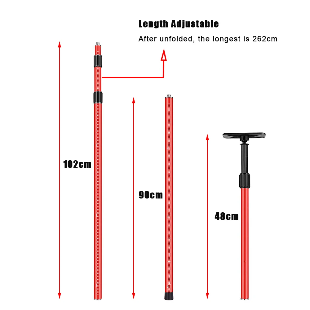 Imagem -03 - Firecore-suporte de Teto para Pólo de Nível Laser Haste Extensível Interface e 4m Flp400a