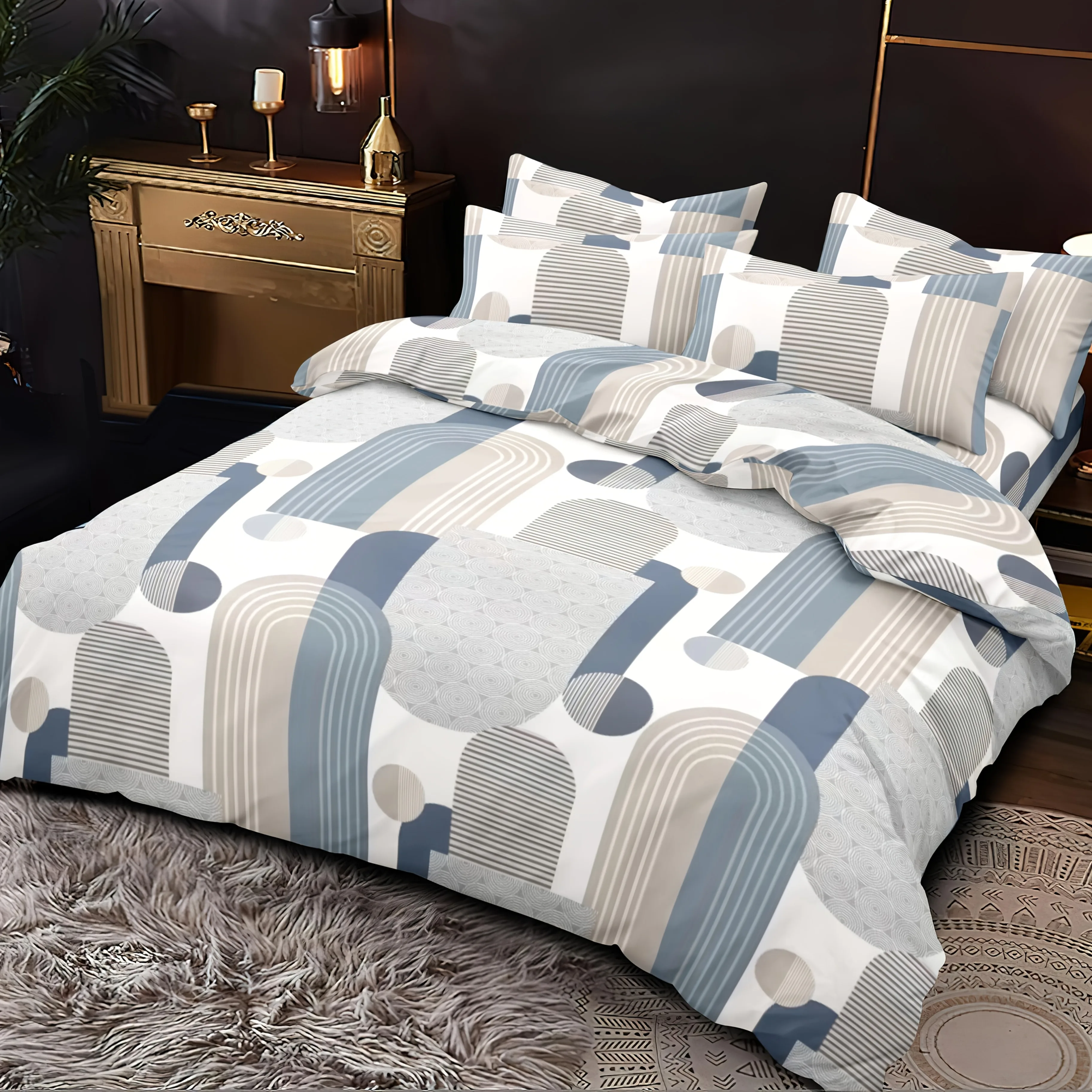Modern Style Bedding Set 3D Printing Sea 2-3 Piece Set (No Core) Suitable for Bedroom Duvet Cover Set Gift Home Decor Textile