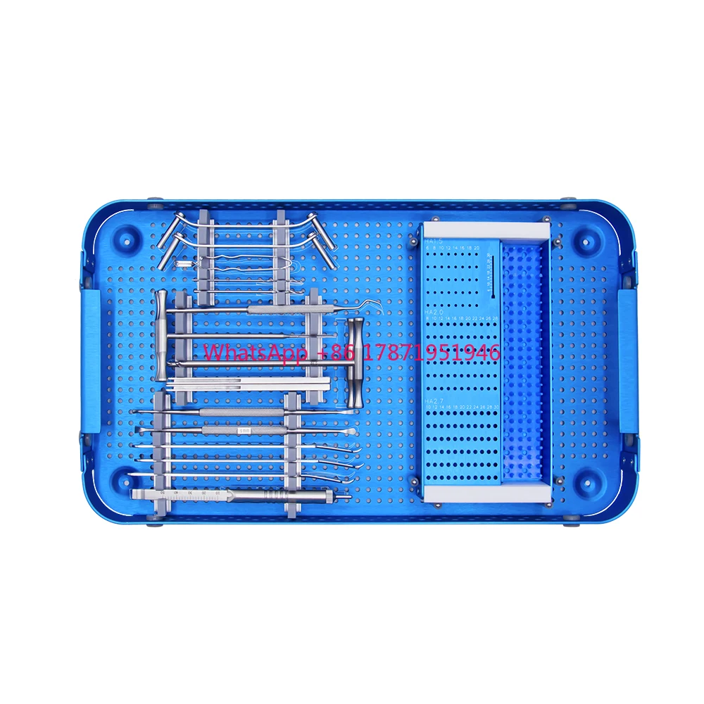 

Meditech CE&ISO Marked Bone Surgical Instrument Orthopedic Surgical trauma instrument Micro Plate Instruments Set