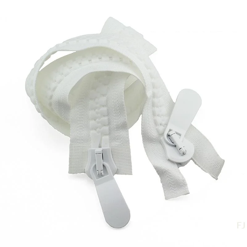 [YU] Resin Zipper 20-70cm Extra Large Open-End Zippers For Sewing Coat Jacket Tent Zips Closure Repair Kits Garment Accessories