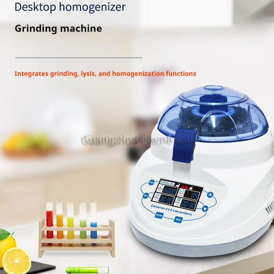 IKEME Benchtop Homogenizer 24Well High Throughput Bead Mill 6000rpm DNA RNA Soil Protein Extraction Tissue Cell Lysis Grinder