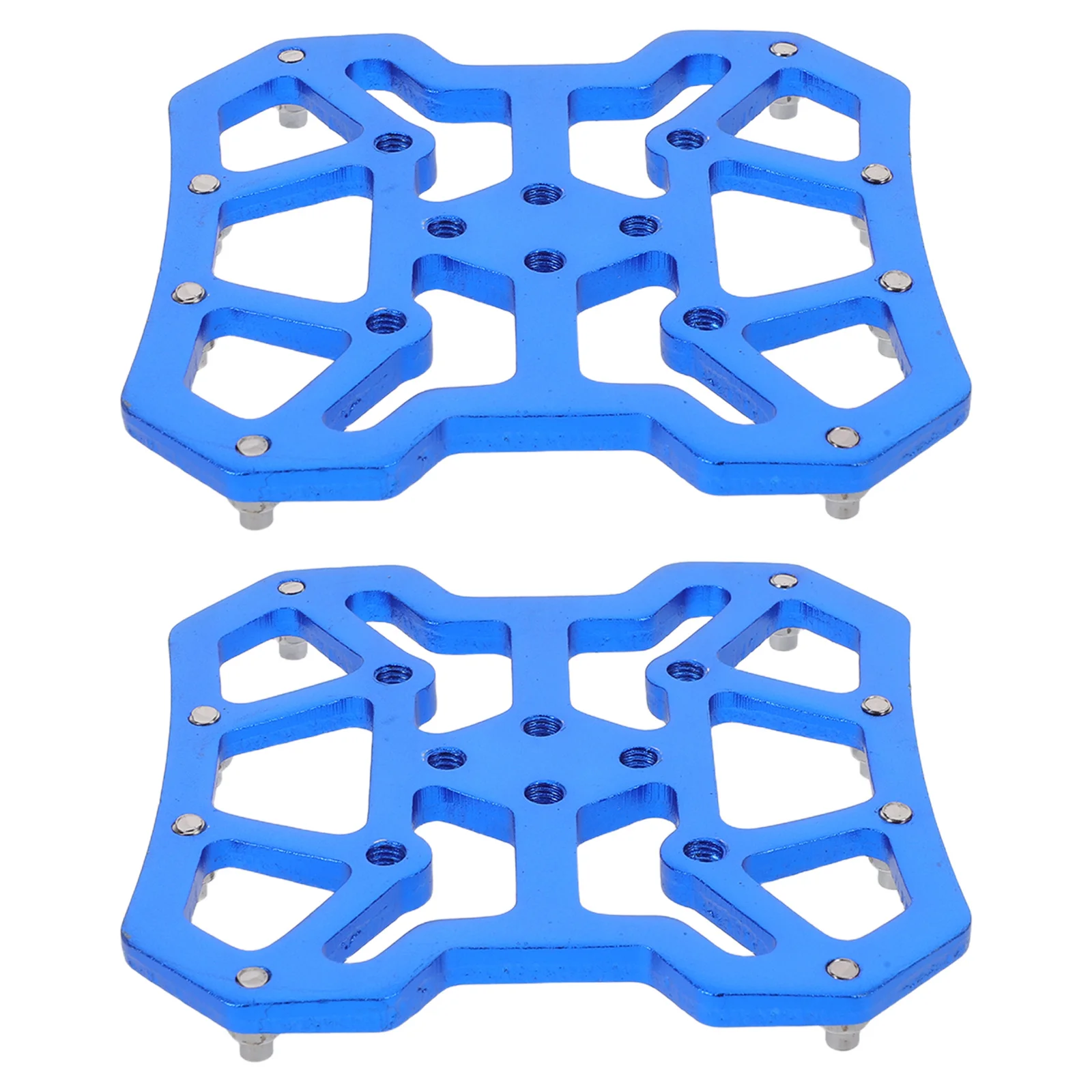 

1Pair Mountain Bike Pedals Flat Adapter Clipless Pedal Adapters Sturdy Plate Minimizes Fatigue Long Distance Rides