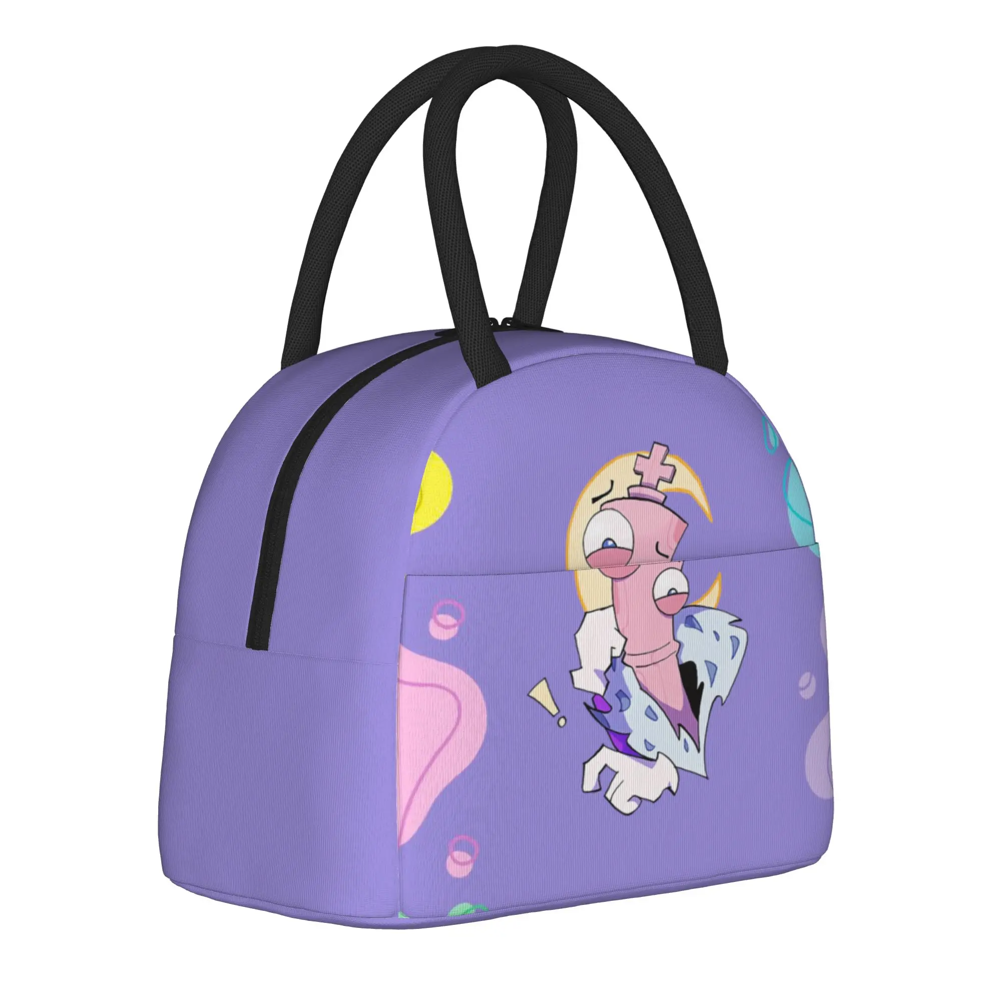 Kinger Cartoon Digitals Circus  Insulated Lunch Bags Thermal Bag Lunch Container  High Capacity Tote Lunch Box Bento Pouch Work