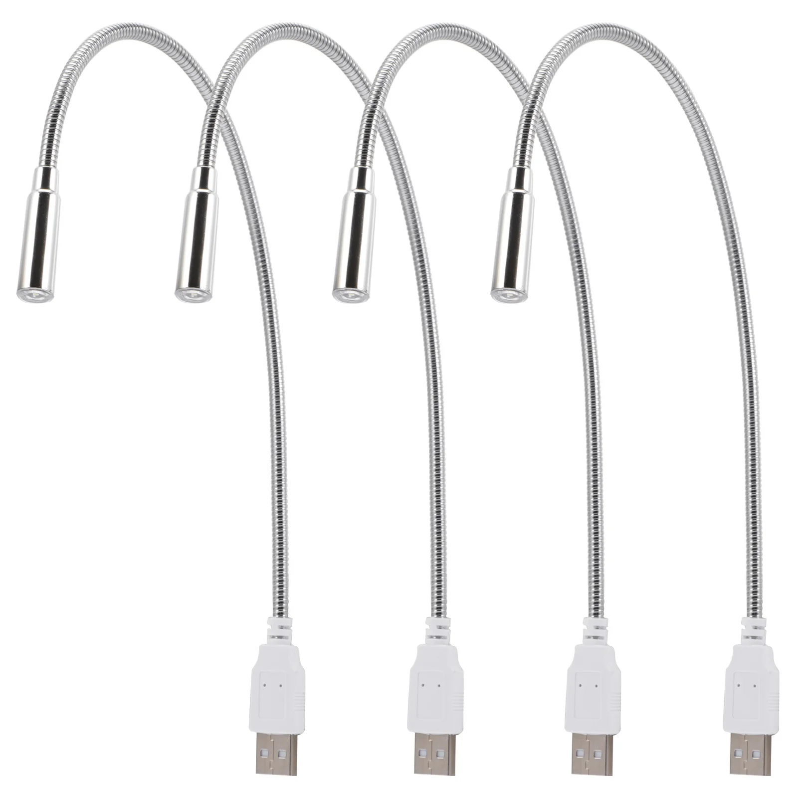 4 قطعة لوحة المفاتيح Usb ضوء مصباح الليل للكمبيوتر مرنة Usb الكمبيوتر ضوء الإضاءة المحمولة مكتب المنزل غرفة نوم هدية #5