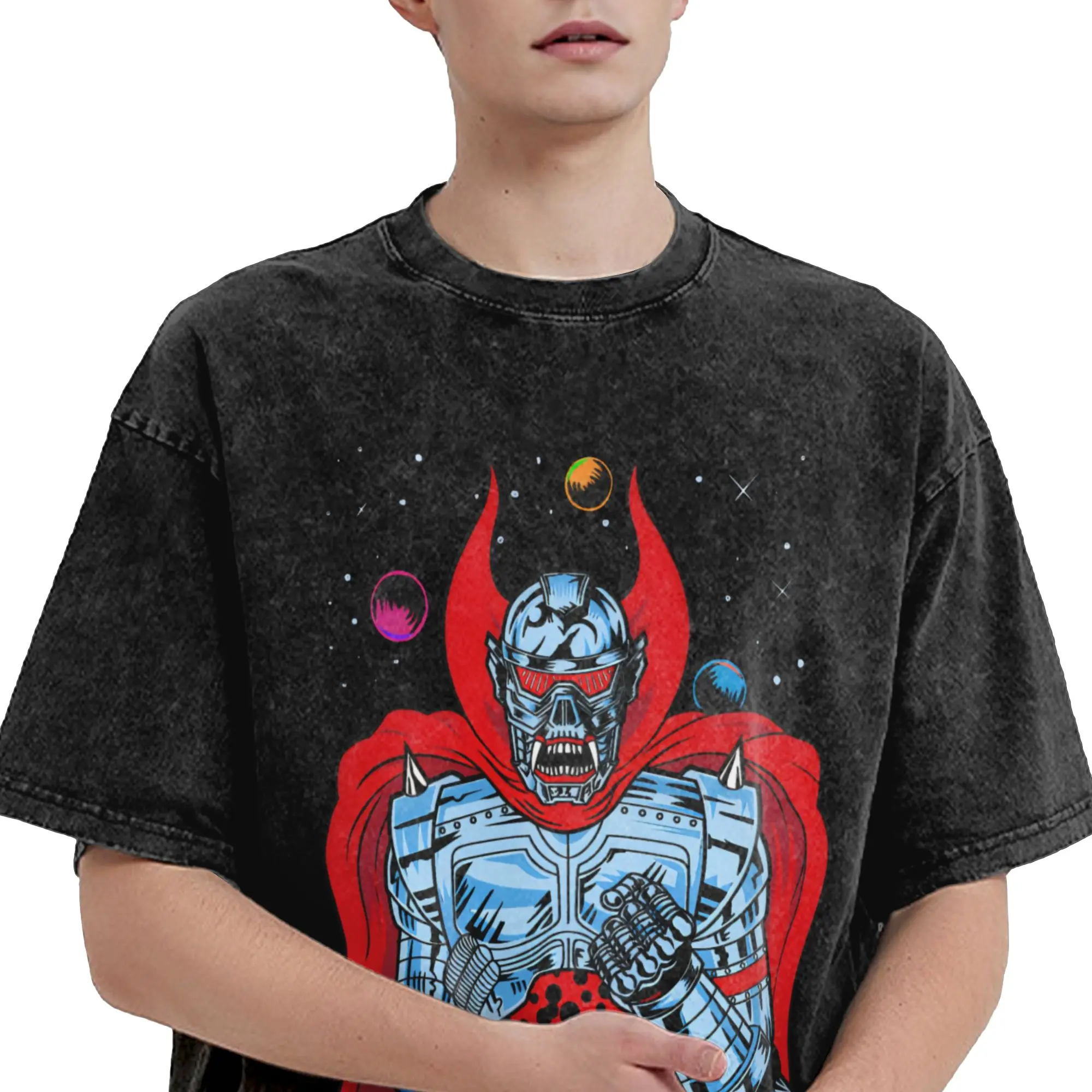 Summer Czarface  Washed T Shirts Outfit Oversize T-Shirt  for Men Women Tees