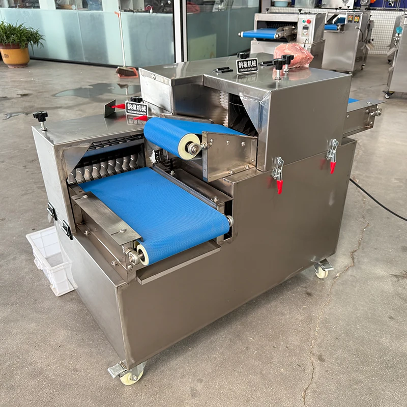 Máquina cortadora de carne congelada fresca, nuevo estilo, cortadora de cubos de queso y pechuga de pollo para procesamiento de carne