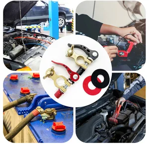 Anschlüsse der Klemmeauto -Batterie, Schnellfreigabe, Trennenanschlüsse, oberster Pfosten, Kabelmanschettendraht, Boot, Laufen, Auto, 12 V, 24 V 12 Hauptverkauf Batterie 12s - №1