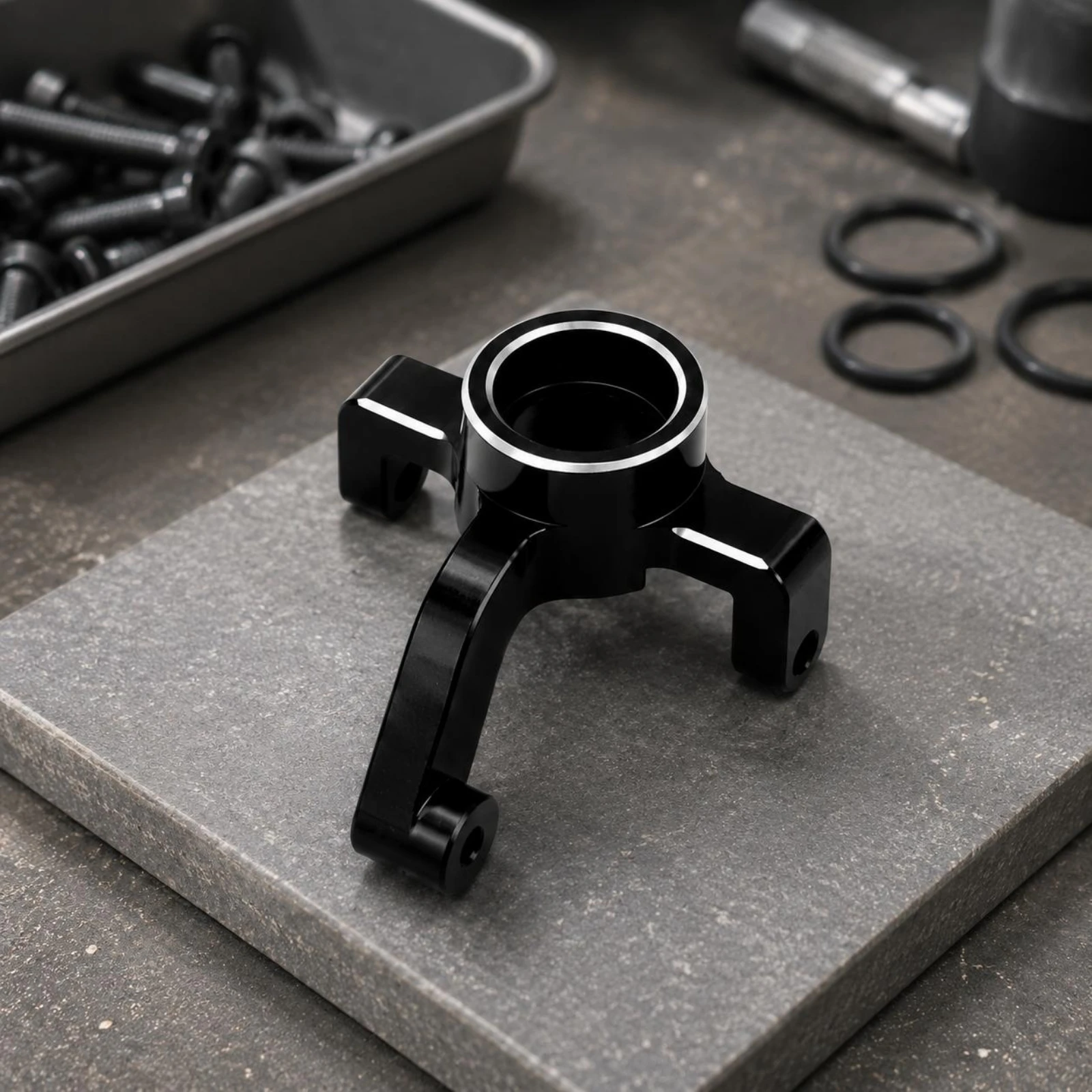 2 Pieces Micro RC Steering Cup Upgrade Part Front Steering Knuckle RC Front Knuckle Set Long-Lasting Caster Block Easy