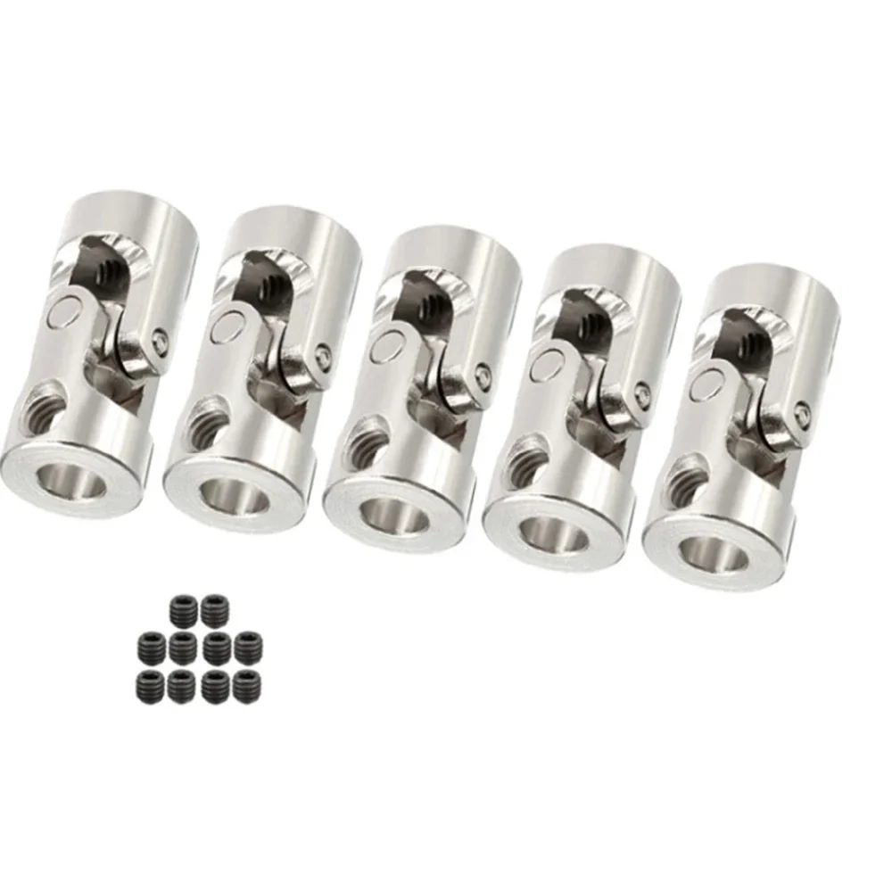 1Pcs Metal Gimbal Couplings 2/3/3.17/4/5/6/6.35/8/10/12mm Shaft Motor Connector Universal Joint Model Part