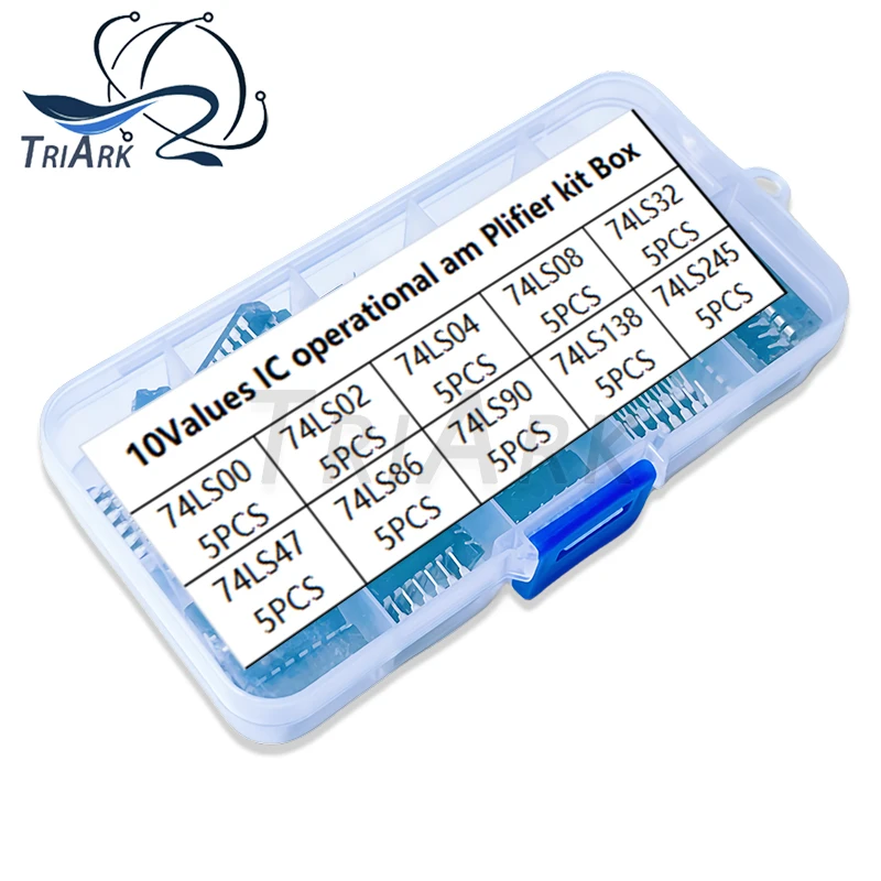 50 Teile/satz Integrierte Schaltung DIP IC Kombination KIT 74LS00 74LS02 74LS04 74LS08 74LS32 74LS47 74LS86 74LS90 74LS138 74LS245 Chip