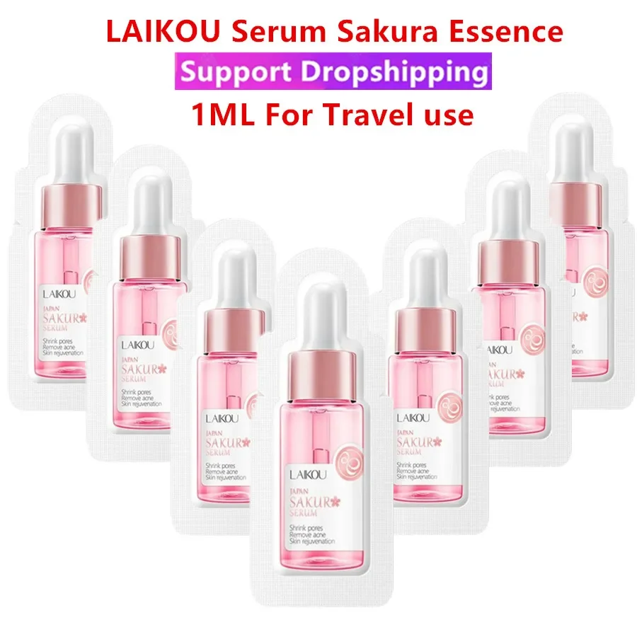 Lot 1ml Hyaluronic Acid Japan Peptide Serum Whitening Skin Hydration Relieve Face Care Vc Moisturizing Brighten