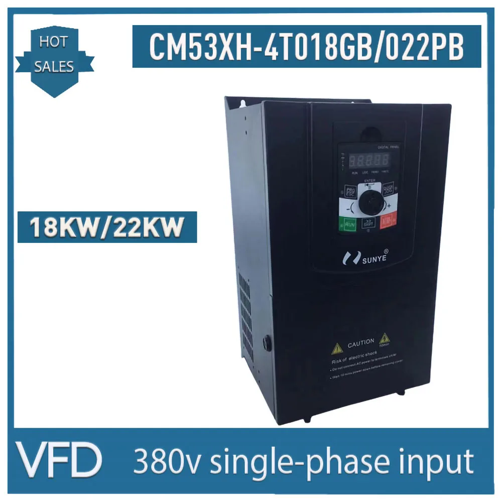 CM53XH-4T018GB/022PB VFD Frequency Converter 18KW/22KW 380V Three-Phase Motor Drive CNC Spindle Motor Speed Controller