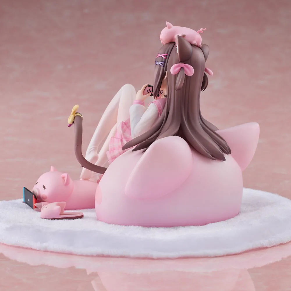 18CM Asaki Figur Schwein Prinzessin Anime Sitzhaltung Handwerk Tisch Dekoration Golf Modell Spielzeug Geschenk Sammlung Ornamente PVC