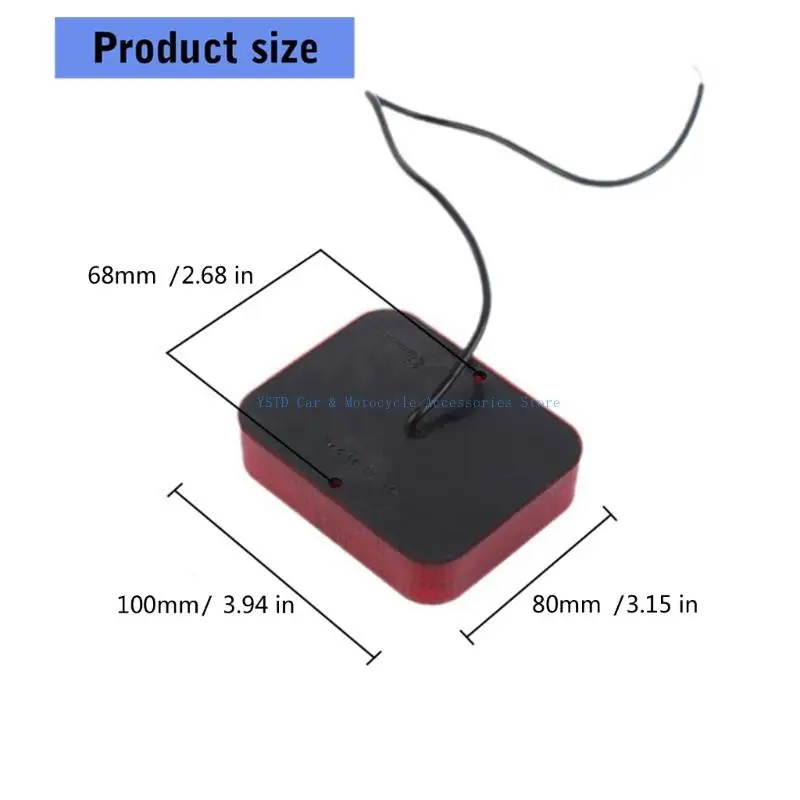 L5BC مصباح الضباب الخلفي المضاد للصدمات ستروب للشاحنات والمقطورات والتخييم وتوفير الطاقة #6