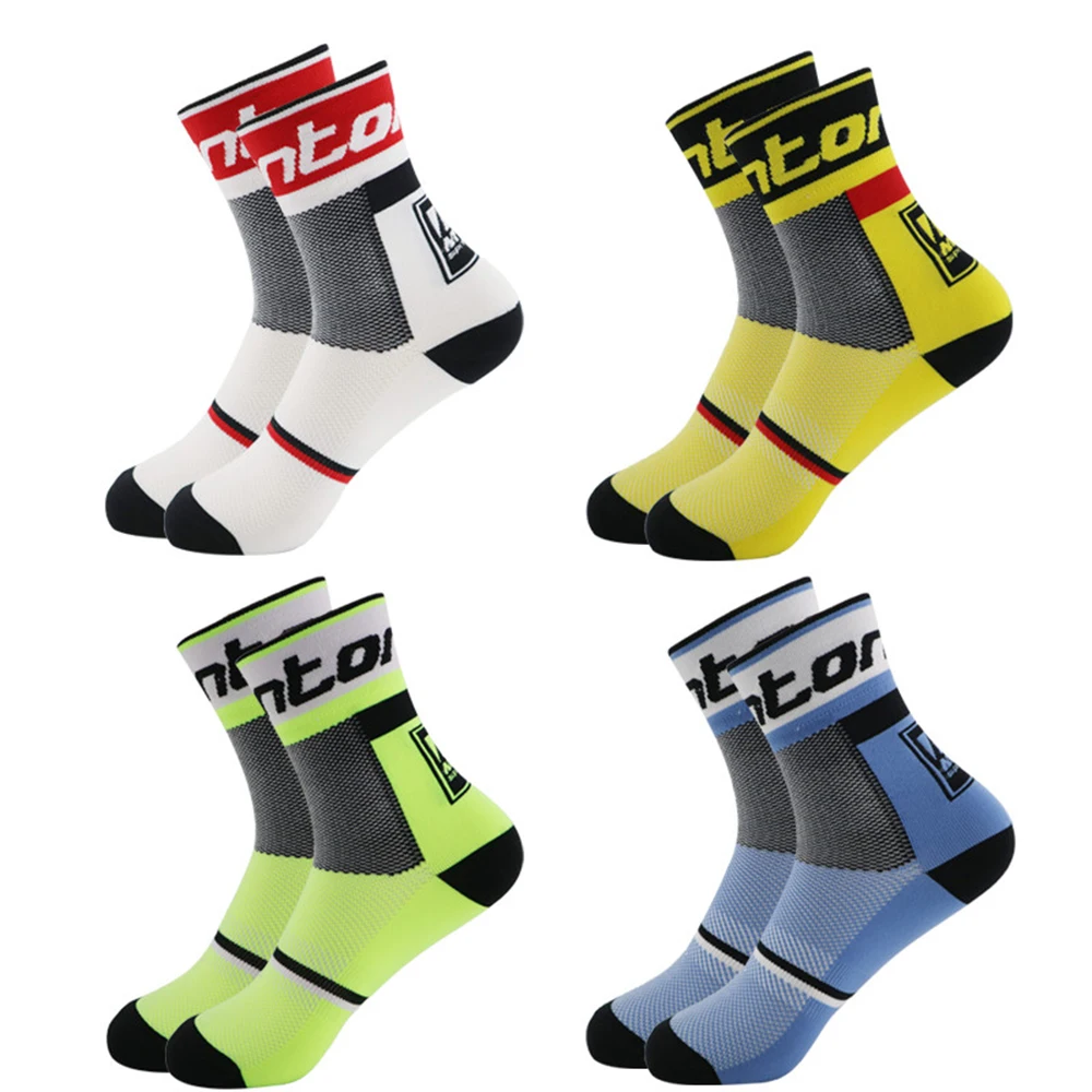 1 pair of breathable bicycle outdoor sports socks