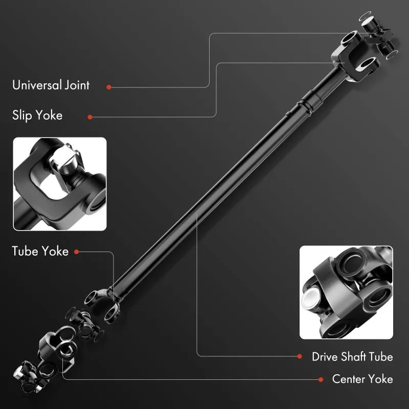 AP03 Driveshaft Prop Shaft Assy for Ford Ranger 2002-2011 4WD Extended Cab Pickup Rear 1L5Z4602HC, 6L5Z4602A, 6L5Z4602D