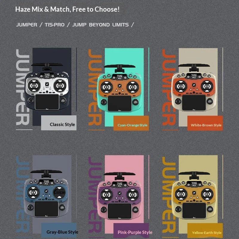 

Jumper T15 Pro Пульт дистанционного управления T15pro Кроссовер Fpv Модель самолета Аксессуары Elrs Управление с открытым исходным кодом 2,4 г