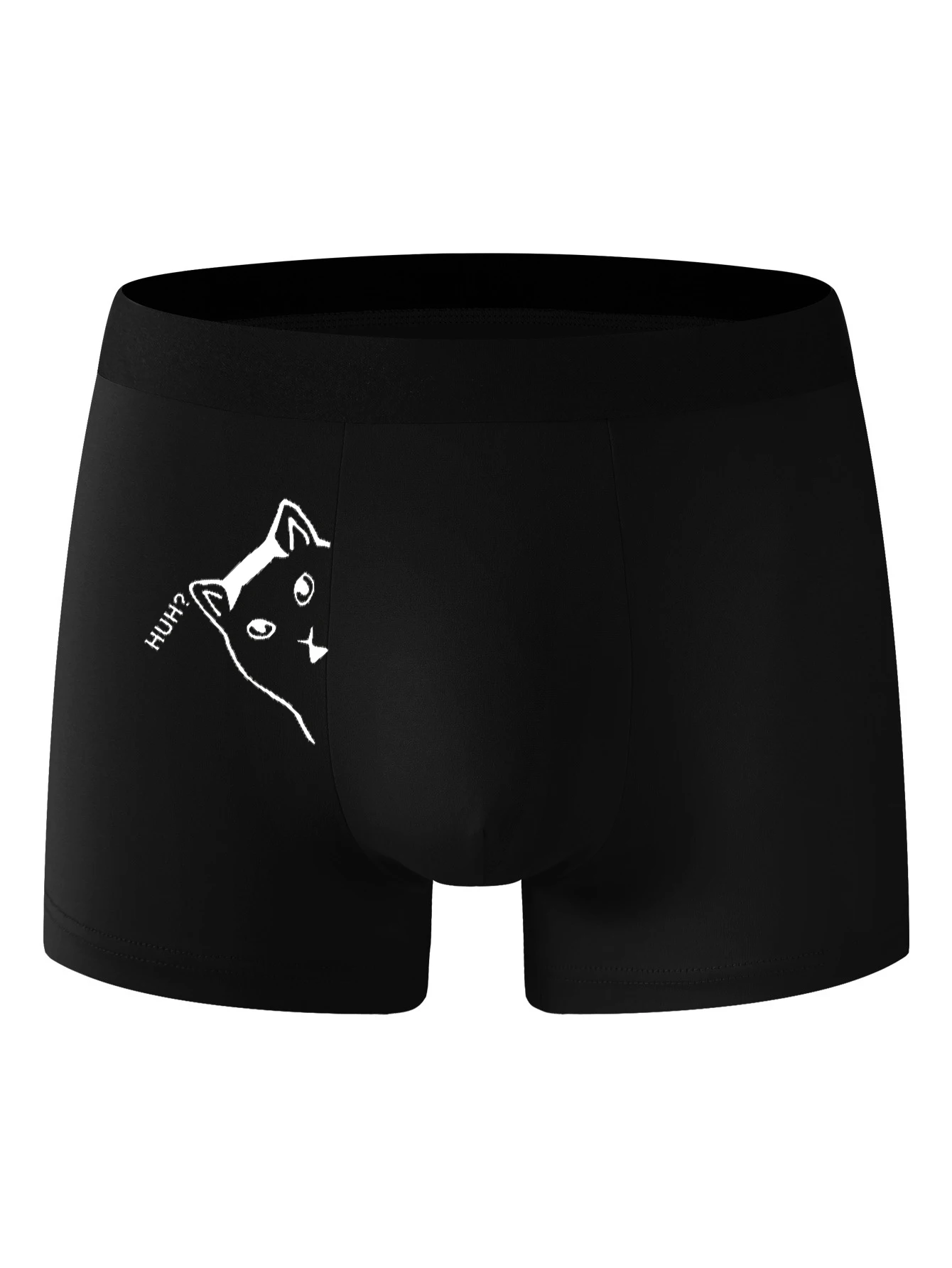 I boxer semplici e aderenti sono un must per gli uomini, la nuova biancheria intima nera da uomo per l'estate del 2025, è comoda