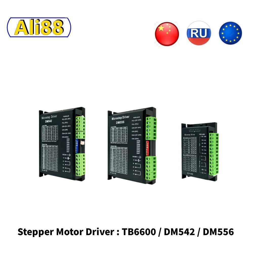 Driver per motore Microstep a 2 fasi TB6600 DM542 DM556 adatto per Controller motore passo-passo NEMA17 NEMA23 42 57 motore passo-passo