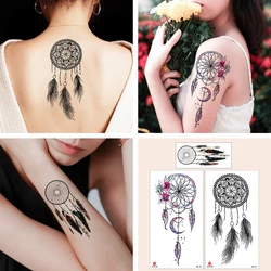 3pcs Waterproof Temporary Tattoo Sticker Dream catcher Fake Tatto Flash Tatoo Tato for Girl Women Men