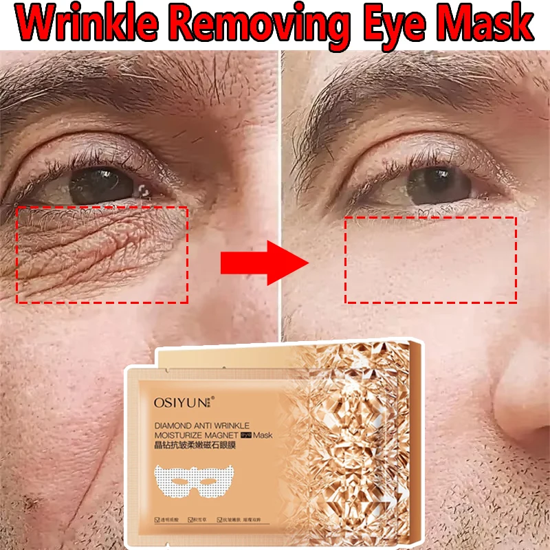 Collagen Eye Mask Wrinkle Remove Eyes Patches Firming Lifting Fade Fine Lines Hyaluronic Acid Moisturizing Smooth Eye Skin Care