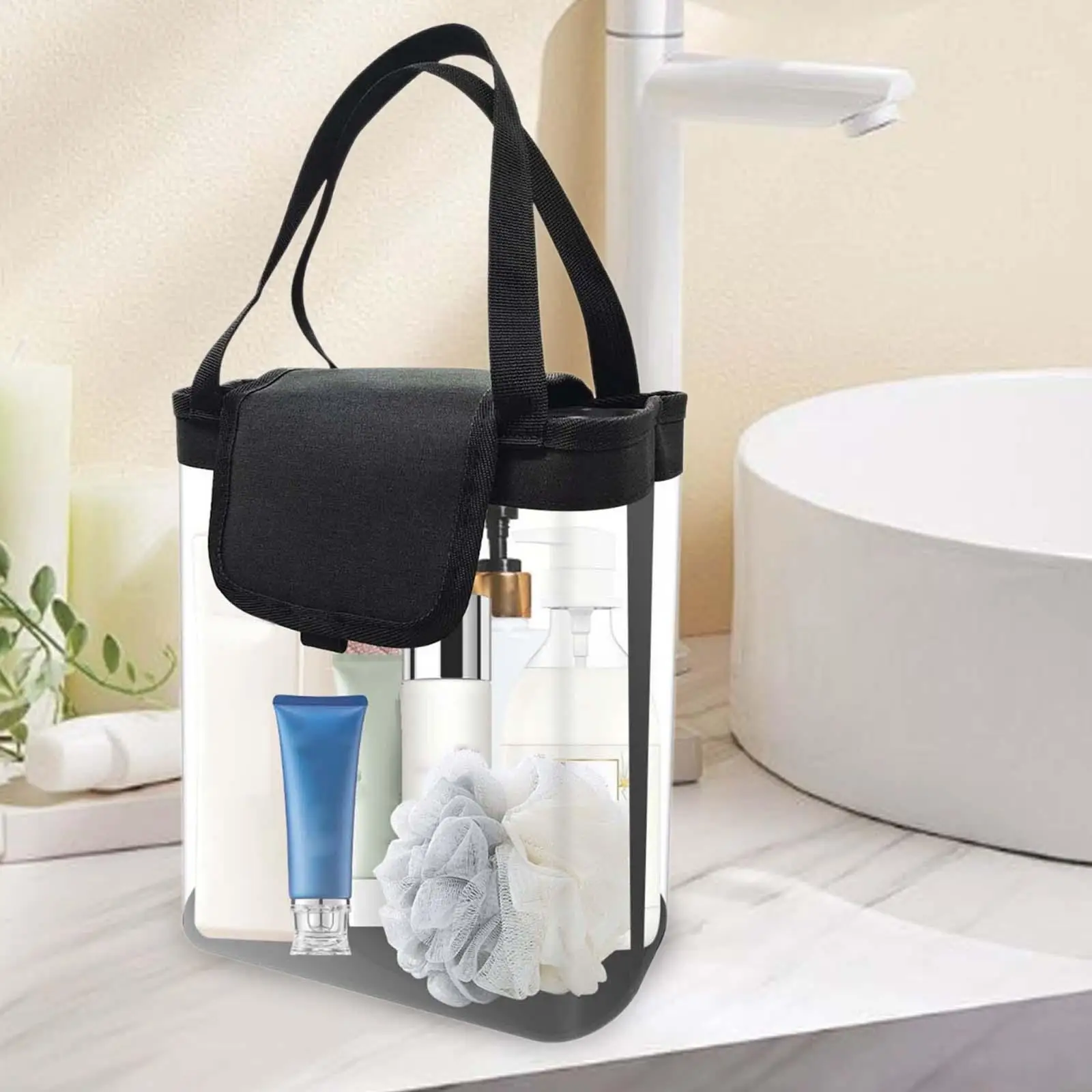 

Hanging Toiletry Bag Water Resistant Multipurpose for Men Women Organizer Men Shaving Bag for Swimming Beach Traveling Trips Gym