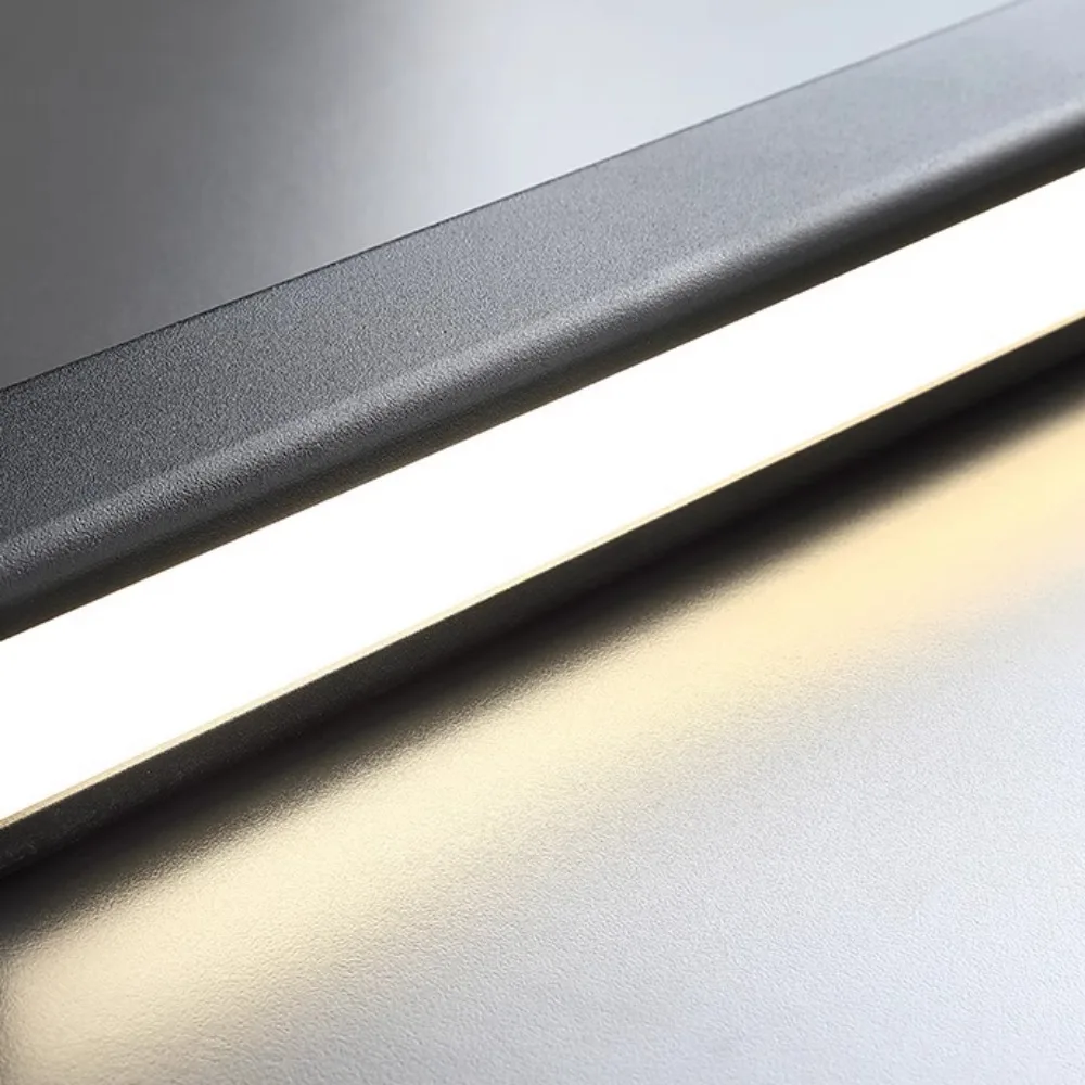 A Word LED Restaurant Chandelier Modern Simple Style Lamp Luxury Dining Room Living Room Bedroom Study Bar Restaurant Chandelier