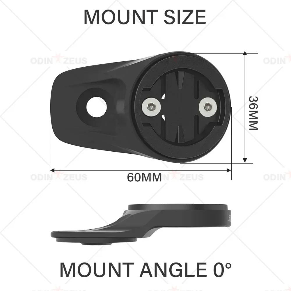 SYNCROS-CNC Aluminum Alloy Computer Stand, 0 ° Top Cap, Fit for Garmin, Wahoo, Bryton FR IC SL WC DC Handlebars XC Stem 1.5, 2.0