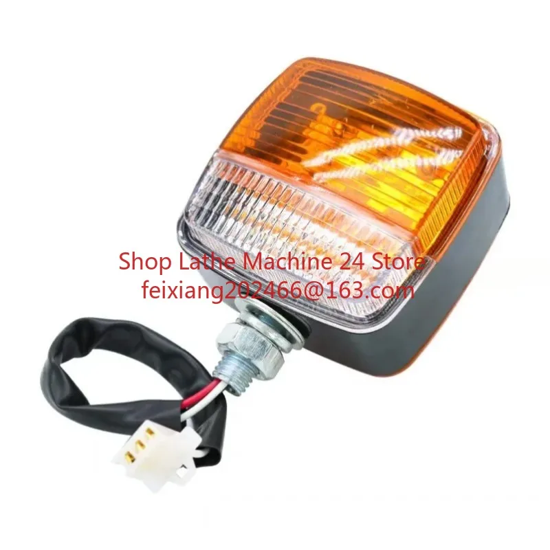 LED 포크 리프트 경고 양면 방향 지시등, 브레이크 프론트 헤드 라이트, 12V-80V, 1PC